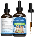 Bem-estar animal de estimação BM Gold para cães e gatos - alívio da constipação e amolecedor de fezes, suporta movimentos de intestino saudável - Suplemento de ervas naturais 4 oz (118 ml)