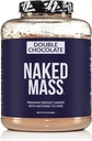 Massa dupla de chocolate nu - 1.260 calorias, 50G proteína, nada artificial. Todos os pesos naturais Gainer Protein Powder - 8Lb Bulk, OGM livre, sem glúten e soja livre