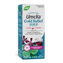 Xarope de alívio frio da natureza, Umcka, encurta a duração e reduz a gravidade, alívio frio multi-sintomático, homeopático, livre de fenilefrina, não-drowsy, cereja flavored, 4 Fl Oz (Pacote de maio Vary)