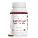 Montmorency Tart Cherry, Non GMO, Cápsulas - CherryPure 50:1 Concentrate eq. 25,000 mg - Antioxidantes e Flamonóides, Tart Cherry Extract para Got & Muscles - 120 Cápsulas Veggie - Fornecimento de 4 meses