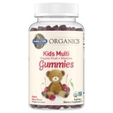 Jardim da Vida Orgânicos Crianças Gummy Vitaminas, Certified Organic, Não-GMO & Vegan Complete Children's - B12, C & D3 Gluten, Soy & Dairy Free Mastigar chicletes de fruta real, Multi, Cereja, 120 Contagem