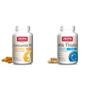 Jarrow Formulas Curcumin 95 500mg - Até 120 Servings (Veggie Caps) & Milk Thittle 150 mg com 30:1 Extrato de silimarina padronizado