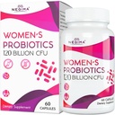 Negima Menopausa Suplementos para Mulheres, 120 bilhões de UFC Probióticos para Mulheres, 13-em-1 Herbs & Botanicals Complex, para Menopausa - 60 Caps
