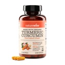 NatureWise Curcumin Turmeric 2250mg - 95% Curcuminoids & BioPerine Black Pepper Extract para Absorção Avançada - Apoio à Saúde Diária Conjunta e Imune - Vegan, Não-GMO, 90 Contagem[30-Dia de Abastecimento]