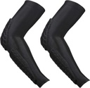 Mangas de cotovelo de braço GUOZI, [2 Pack] Almofadas de cotovelo à prova de choque para jovens adultos esportes futebol basquete vôlei