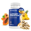 Enzimas Digestivas Suplemento (90 Cápsulas) Suporte Digestão - com Bile Purificada, Pancreatina, Enzimas Vegetais, Bile de Ox, Betaína HCL, Suporte Digestão de gorduras carboidratos e proteínas