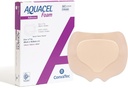 ConvaTec AQUACEL espuma 8"x7" Sacral Wound Dressing com Silicone Gel adesivo, impermeável, flexível, grau médico com tecnologia de hidrofibra, estéril, retangular, caixa 5ct