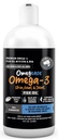 Óleo de peixe Omegease para cães e gatos - mais fino para animais de estimação Omega 3 para gatos e cães - Suplemento para pele e casaco, coceira, pastoreio, articulações e saúde imunitária - 100% Puro óleo de peixe Omega com EPA & DHA (16 onças)