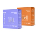 MenoWell Menopause Energy and Protein Bars for Women (Fórmalmente Bossa Bar), duplo chocolate Brownie (10 Count) e chocolate de manteiga de amendoim (10 Count), alta fibra e proteína, 20 Count (1 caixa de cada)