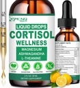 Suplementos de cortisol para mulheres e homens, 16-em-1 Redutor de cortisol Detox Manager w. Magnésio, Ksm-66 Ashwagandha, L-Theanina, Rhodiola, Fosfatidilserina para Cortisol inferior, Recesso Mood, Focus Support