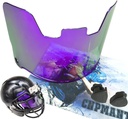 No Fog Football Visor, Juventude e Adulto Football Helmet Viosor. Visor de proteção facial para acessórios de capacete de futebol, resistência ao choque, resistente a riscos, bloco UV, reduz brilho,OK Clarity