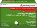 Cetirizina Hcl, 10 mg Odt, 24 Contagem, 24 Contagem