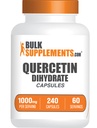 BulkSuplementos.com Quercetina Cápsulas di-hidratadas - Quercetina Suplementos, Antioxidantes Suplemento - 4 Cápsulas por serviço, 240 Contagem (Pacote de 1)