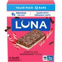 LUNA Bar - Chocolate sabor vara de hortelã - Lanches - Não-GMO - Bares de proteína sem glúten - Feito com aveia orgânica (12 Pack)
