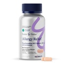 Foster & Thrive Fexofenadina HCl Non Drowsy Allergy Relief for Hay Fever, Pollen, Itchy Eyes, and Sazonal Allergies, Effective Support for Kids and Adults, 180 mg, 100 Tablets