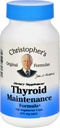 Manutenção da Tiróide Christopher - 485 mg - 100 Cápsulas Vegetarianas