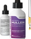TriGuard MULLEIN Plus - Mullein Leaf Extract, Elderberry Extract & Olive Leaf Extract 2 fl oz Suporta Função Respiratória Saudável & Sistema Imuno