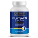 Rx Vitaminas CurcuWIN - Curcumina para Cães e Gatos - Vitaminas e Suplementos, Alergia Alívio - Fornece suporte imunológico e Aids Suporte digestivo - Suplemento conjunto - 90ct