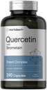Horbäach Quercetin com suplemento de bromelaína 240 cápsulas