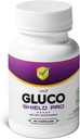 GlucoShield Pro - Suplemento Natural com Vitaminas B1, B2, B6, Magnésio, Zinco e Cálcio, Não-GMO, Estimulante-Livre, Fácil de Tomar, Feito nos EUA, GMP-certificado 30 Cápsulas, 1 Mês de Fornecimento