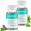 Body Deodorizing Supplement, Body Deodorizing Cápsulas, Body Deodorant Cápsulas para Detox, Digestion, Gut Health, Skin Support 90 Cápsulas (2)