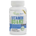Melhor vitamina D3 2000 UI + K2 - Absorção otimizada em melhor forma MK7 para a saúde do pulmão, ossos fortes e coração saudável - tudo natural - sabor cereja - 90 comprimidos mastigáveis - 3 meses de fornecimento!