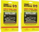 Tubos de túnel de alho para Moles & Gophers (20 Tubos)
