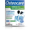 Vitabióticos Osteocare Plus 2-em-1 Fórmula - cálcio 800mg com vitamina D3, magnésio, zinco, e Omega-3 - Saúde óssea e imunidade Suplemento multivitamínico para homens e mulheres - 90 comprimidos