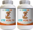 Dog Eye Supplement - Dog Eye Health - Fórmula Avançada - Benefícios Visão - Apoio Imune - Dog Vitamina Coração - 2 Garrafas (120 Doces)