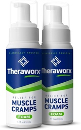 Theraworx Alívio para Cães Músculos Espuma Espuma Muscular de Atuação Rápida Spasm, Perna Dores com Sulfato de Magnésio - 7.1 oz - 2 Contagem