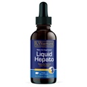 Rx Vitaminas Líquido Hepato Suporte para Cães e Gatos - Suplemento de suporte de fígado com cardo de leite para cães (Silymarin & Silybinin) e Vitamina B - Sabor de Bacon (4 onças)