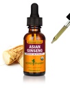 Herb Pharm Asian (Panax) Ginseng Glicerite líquida para energia e resistência, Glicerite sem álcool, 1 Oz