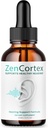 Zencortex para alívio do zumbido - Fórmula oficial - Zencortex Drops para orelhas, Zen Cortex 24 Tinnitus Drops Liquid Supplement Reviews, Zen Cortex Hearing Support Formula, Zencortex Oral Drops (2 onças)