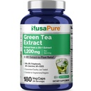 NusaPure Green Tea 20:1 Extrato, 1200 mg Equivalente a 24000mg, 180 Cápsulas Vegan, 50% EGCG, 98% Polifenóis, 80% Catechins