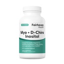 Fairhaven Saúde Myo-Inositol e D-Chiro Inositol Suplemento para Mulheres □ 40:1 Razão de Fêmea Fertilidade Suplemento para Mulheres e Hormônio Balance* □ Vegan 120 Myo & D-Chiro Inositol Cápsulas