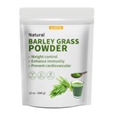 Pó de grama de cevada 13 oz - 100% Puro Wheatgrass Pó, Suporta Cardiovascular, Fígado e Função Digestiva, Vegan, Sem Maltodextrina e Açúcar.
