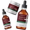 3-Piece Berinjela Skin Conditioning Set Berinjela Salva Tintura Óleo Saúde da Pele Assistência Regenerar Discolored Thickened Scaly Skin Disorders