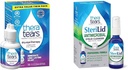 TheraTears Dry Eye Therapy Lubricating Eye Drops for Dry Eye Eye, 1 fl oz Bottle Twin Pack & SteriLid Eyelid Cleanser and Face Wash, for Irritated Eyes, 2 fl oz Spray