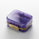 Bexeen medicina pílula organizador viagem bonito comprimido recipiente pequena caixa de pílulas para bolsa Mini caixa de pílulas portátil titular de vitaminas organizador compacto tamanho de viagem medicação diária bolso farmácia para suplemento