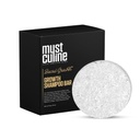 Barba Shampoo Bar, 1 pacote, sem cheiro, apoia crescimento de barba e nutrição, Raízes de bigode, para homens