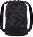 Flex Cinch Drawstring Gym Bag para as mulheres com design gráfico
