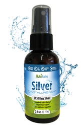 Nutrinoche Ultra Pure Colloidal Silver Spray - Excelente suporte imunológico diário - Partículas orgânicas 99,99% Nano - Ultra Puro Hidrosol de Prata - 2 Onças - 30 ppm