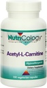 Nutrilogia Acetil-L-Carnitina 500mg Suplemento - Metabolismo e Apoio Energético, ALC, Aminoácido de Forma Livre, Cápsulas Vegetarianas - 100 Contagem
