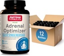 Jarrow Fórmulas Adrenal Optimizer com Ashwagandha, Camomila e Extrato de Schizandra, Suporta redução de estresse ocasional, 120 Tablets Vegan, suprimentos de 60 dias (Pacote OF12)