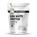 É justo! - Egg White Protein Powder, feito nos EUA a partir de ovos livres de gaiola, Brancas de ovo seco (desfolhado, 8 onças)