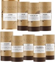 Alkaline Herb Shop The Body Essentials Bundle - Sea Moss & Bladderwrack, Clorofila, Ferro, Feliz Corpo Saudável, Colón Feliz, Linfa Feliz, Gut, Chá Feliz do Fígado e humor Feliz