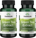 Swanson Green Tea Extract 500 Milligrams 60 Cápsulas (2 Embalagem)