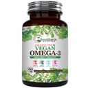 Vegan Omega 3 - Carrageenan livre planta baseada em algas DHA / EPA- 60 vegetais Softgels - Suporta cérebro, coração e saúde pré-natal - Suplementos de ácidos gordos essenciais