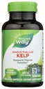 Nature's Way Kelp, Suporta a função da tireóide*, 600 mg por serviço, projeto não-GMO verificado, 180 Cápsulas (Packaging May Vary)