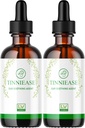 LIVORKA (2 embalagem) gotas de Tinniease, gotas de Tinniease para suporte auditivo, gotas de Tinni Ease, gotas de Tinniease, 2 garrafas para 60 dias
